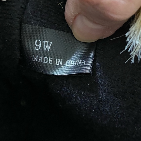 SPORTO - RICH BLUE SUEDE LACE UP FUR TOPPED  STURDY PLAYFUL BOOTS - S8 - Picture 9 of 12